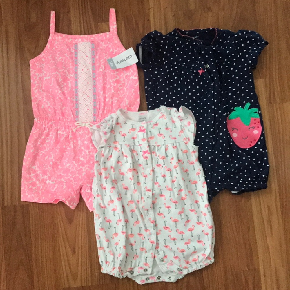 Carter's 18m rompers